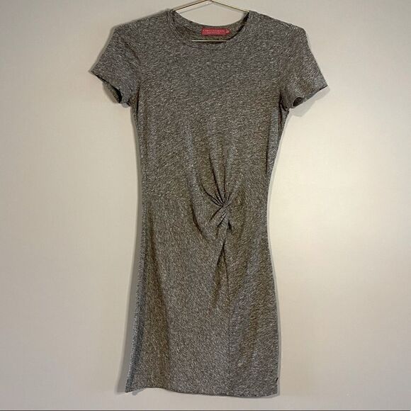 n:Philanthrophy Jazz Twisted Short Sleeve Mini Dress || SZ XS || Gray - Picture 3 of 16
